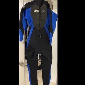 Quicksilver Full Wetsuit, Blue & Black